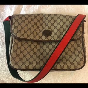 Vintage Gucci Crossbody Messenger Bag